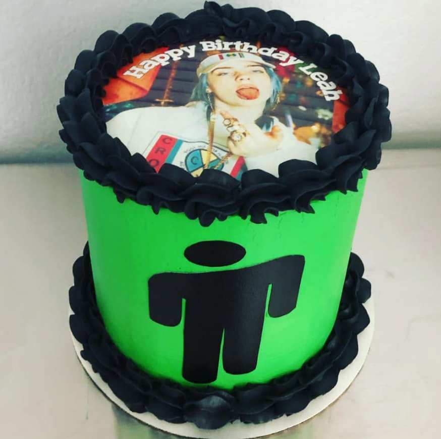 Billie Eilish Birthday Cake — custom cake by Zugar Coma Zweetz