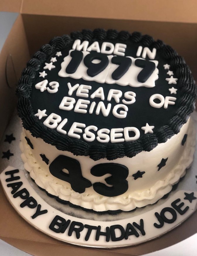 Blessed Birthday Cake — custom cake by Zugar Coma Zweetz