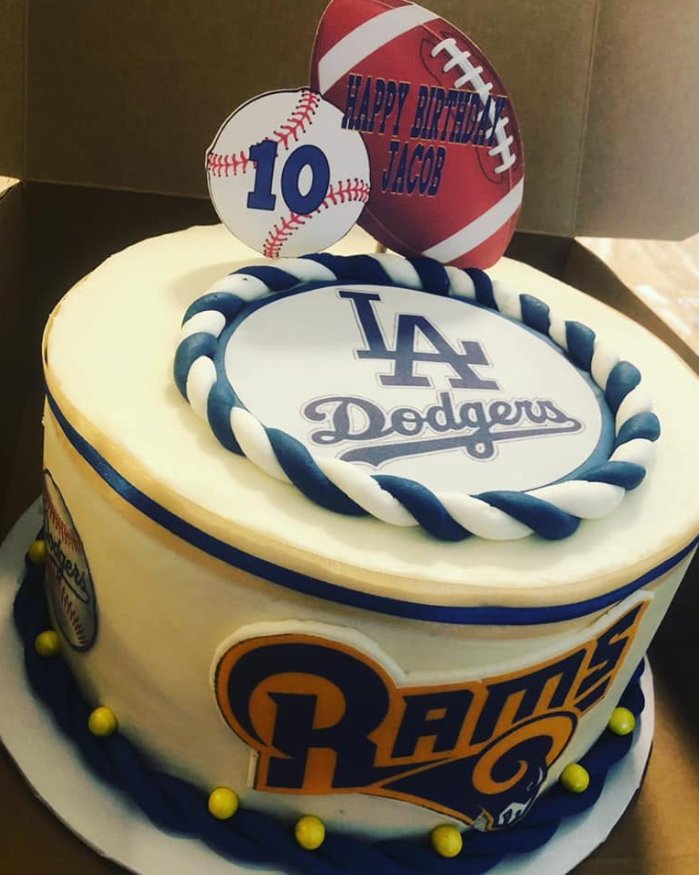 Cali Love Birthday Cake — custom cake by Zugar Coma Zweetz