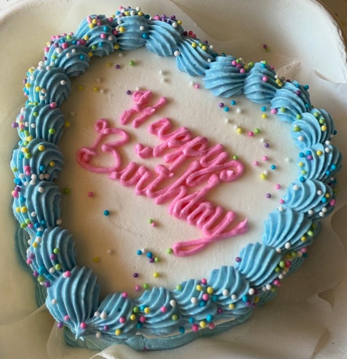 Happy Birthday Cake 1 — custom cake by Zugar Coma Zweetz