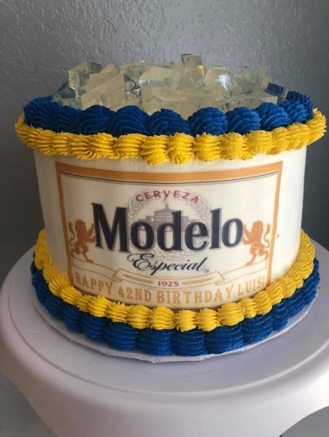 Modelo Specialty Cake Jelly Ice Cubes — custom cake by Zugar Coma Zweetz