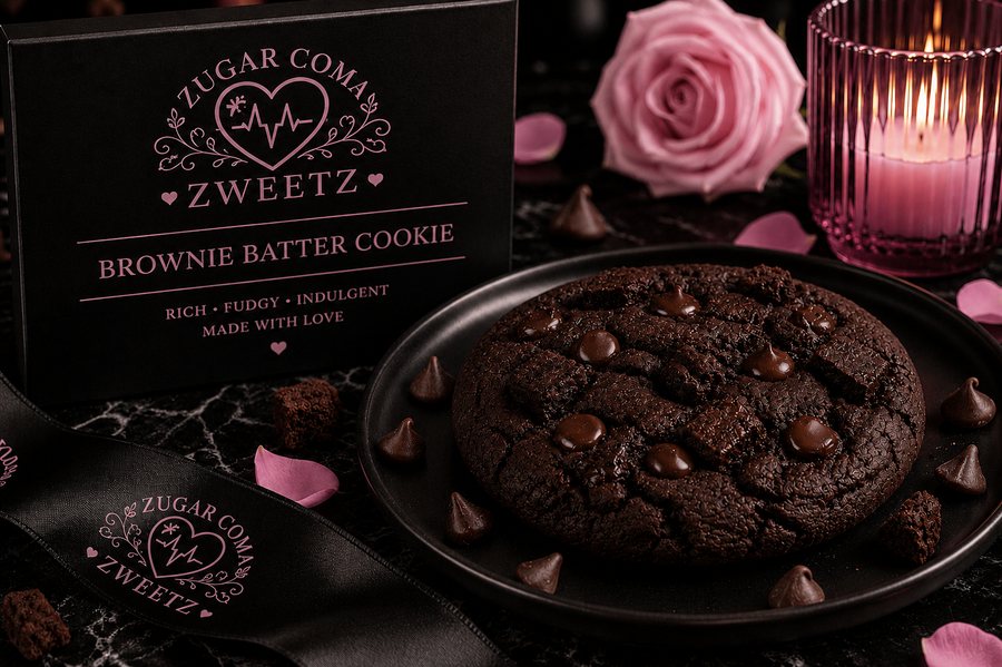Brownie Batter Cookie — Zugar Coma Zweetz